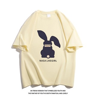 Áo thun nữ form rộng 100% cotton cổ tròn in basic