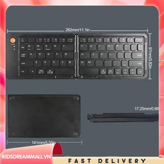 Bàn Phím bluetooth Không Dây Gấp Gọn Cho ios android windows laptop