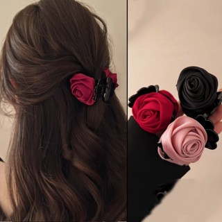 Kẹp Tóc Hình Hoa Hồng Cổ Điển Cho Nữ