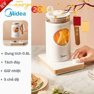 MIDEA - Bình ấm đun nước, pha trà YS06P501, phiên bản mới nhất, thiết kế sang trọng, phù hợp cho văn phòng, gia đình,...