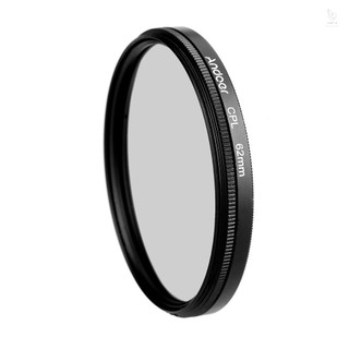 Andoer 62mm UV+CPL+Close-Up+4 +Star 8-Point Filter Circular Filter Kit Circular Polarizer Filter Macro Close-Up Star 8-Point Filter with Bag for  Canon Pentax  DSLR Camera