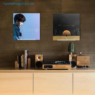 Giá Đỡ Đĩa Vinyl Acrylic Trong Suốt Treo Tường Trưng Bày LP Your Daily Trang Trí Nhà Ở