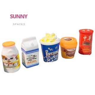 Set 5 Đồ Ăn Vặt Mini Dễ Thương Cho Nhà Búp Bê