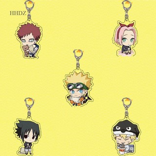 Móc Khóa Acrylic Trong Suốt Hình Anime Naruto Itachi Sasuke