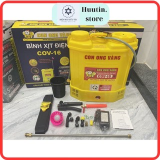 Bình xịt điện con ong vàng 16 lít, 20 lít 2bơm hãng oshima