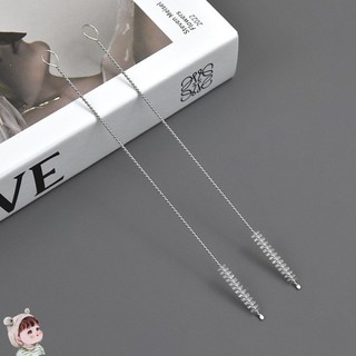 Set 100 Que Cọ Rửa Ống Hút 17cm thép không rỉ que cọ rửa vệ sinh ống hút cao cấp