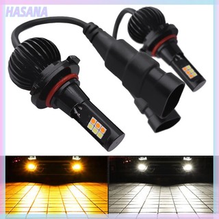 Bộ 2 bóng đèn led 9005 hb3 9006 hb4 16smd 30w 3000k / 6000k ánh sáng trắng / vàng chất lượng cao