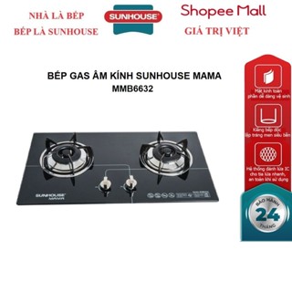 Bếp gas âm kính SUNHOUSE MAMA MMB6632 - Bảo hành tại nhà 24 tháng