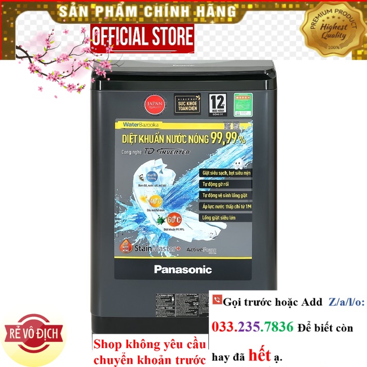 {New} Máy Giặt Panasonic Inverter 9.5 Kg NA-FD95V1BRV