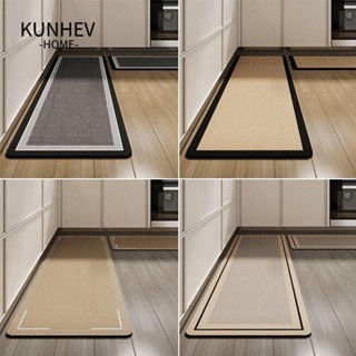 Thảm trải sàn nhà bếp KUNHEV, Thảm trải giường có thể giặt được bằng bùn tảo cát, Thảm chống dầu mềm chống trượt
