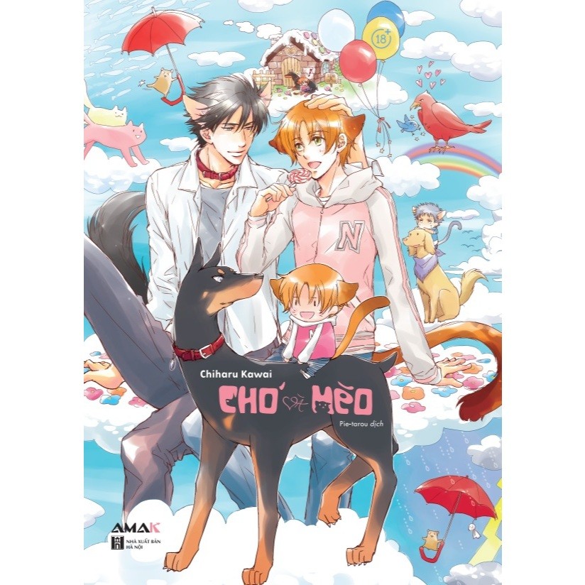 Sách Chó Và Mèo - Chiharu Kawai - Amak