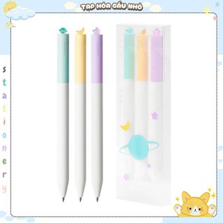 Bộ bút gel Kaco Star Collection Vũ Trụ dạng xoay mực đen | Tạp hóa Gấu Nhỏ