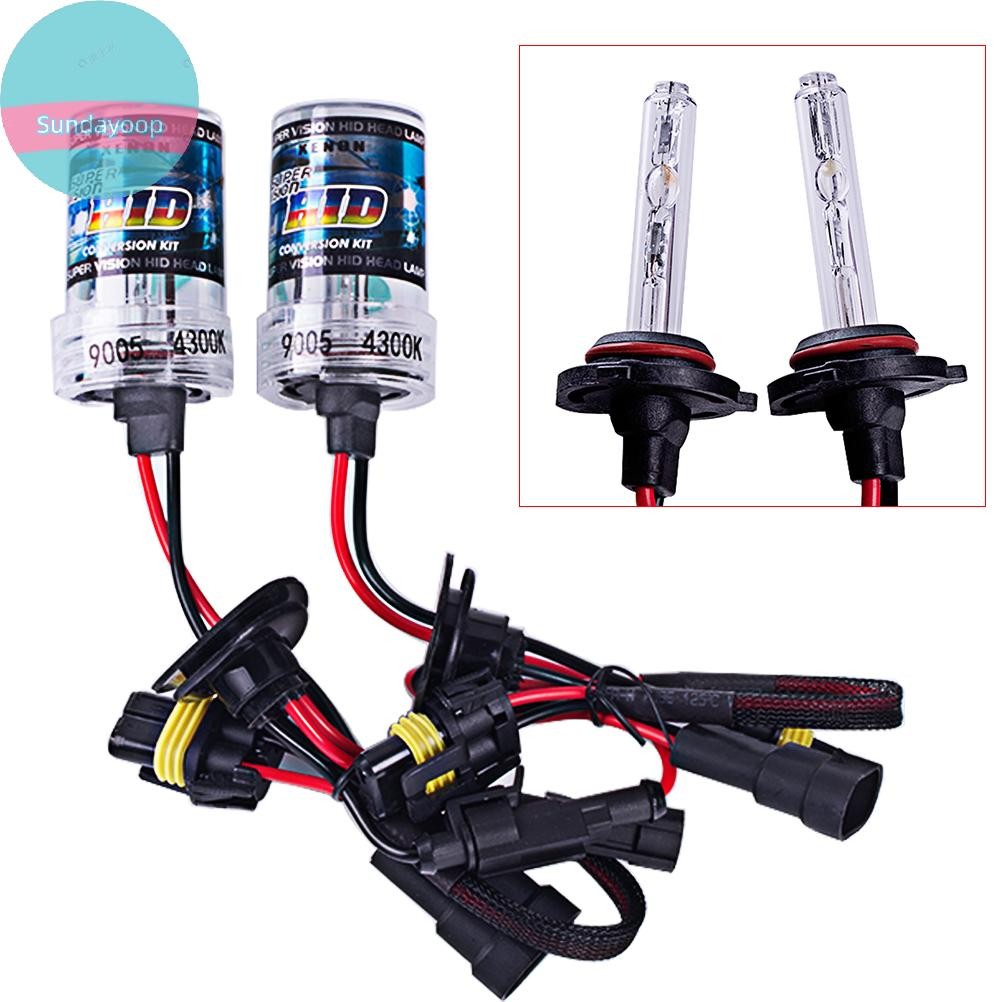 Sund 2 chiếc giấu bixenon xenon kit bóng đèn 35w 4300k 6000k H1 H7 9005 kiểu dáng Đèn xe hơi TH