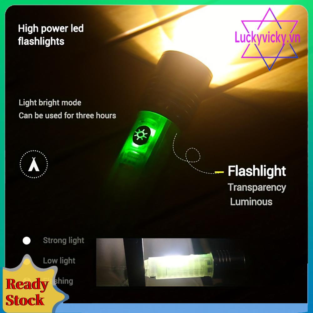 Đèn Pin led Cắm Trại Siêu Nhẹ Có Thể Tháo Rời