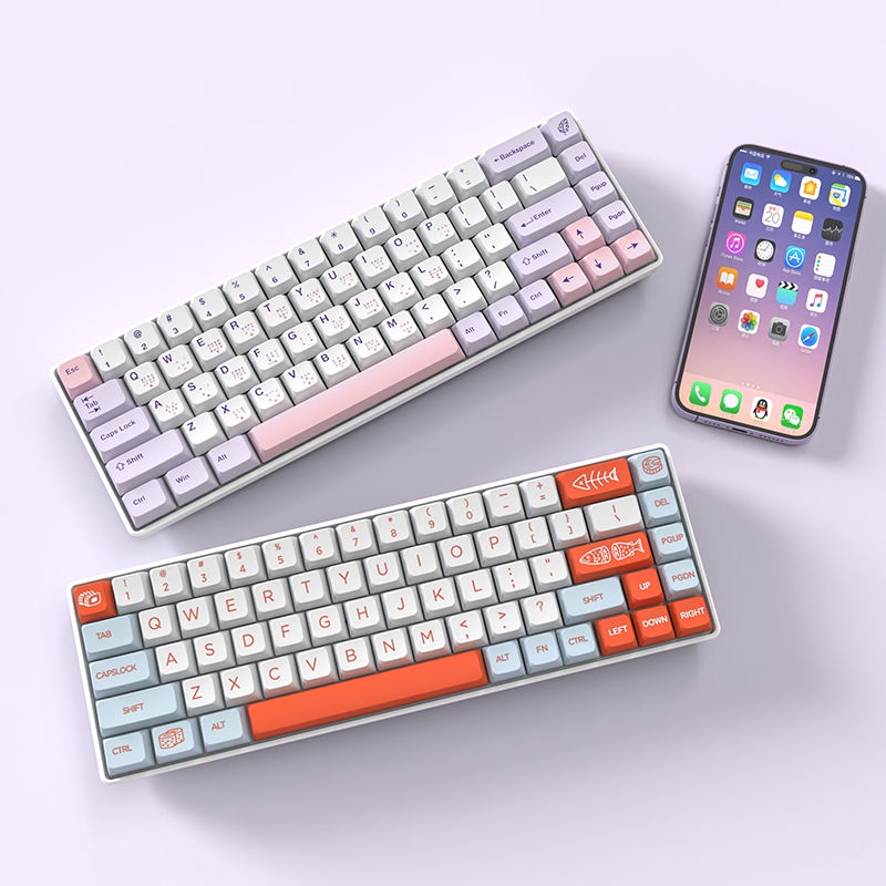 Bàn Phím Cơ bluetooth Không Dây g68 Dành Cho laptop / ipad / Máy Tính Bảng