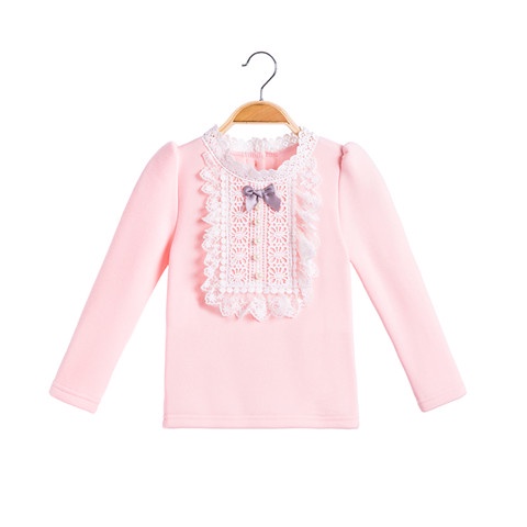 Áo Thun Tay Dài Thời Trang Xinh Xắn Cho Bé Gái