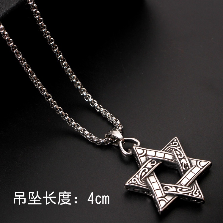 Vòng cổ Mặt Thánh Giá Bằng Thép Không Gỉ Thời Trang Cho Nam