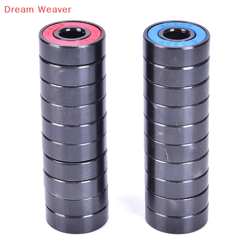 [Dream] 10 Cái / bộ Vòng bi kín bằng thép rãnh sâu 608RS 608-2RS mới