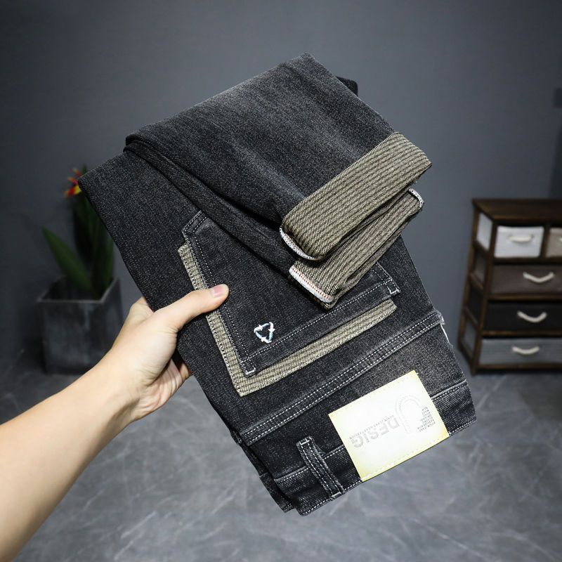 Quần jeans Lưng Vừa Thêu Họa Tiết Thời Trang Cho Nam