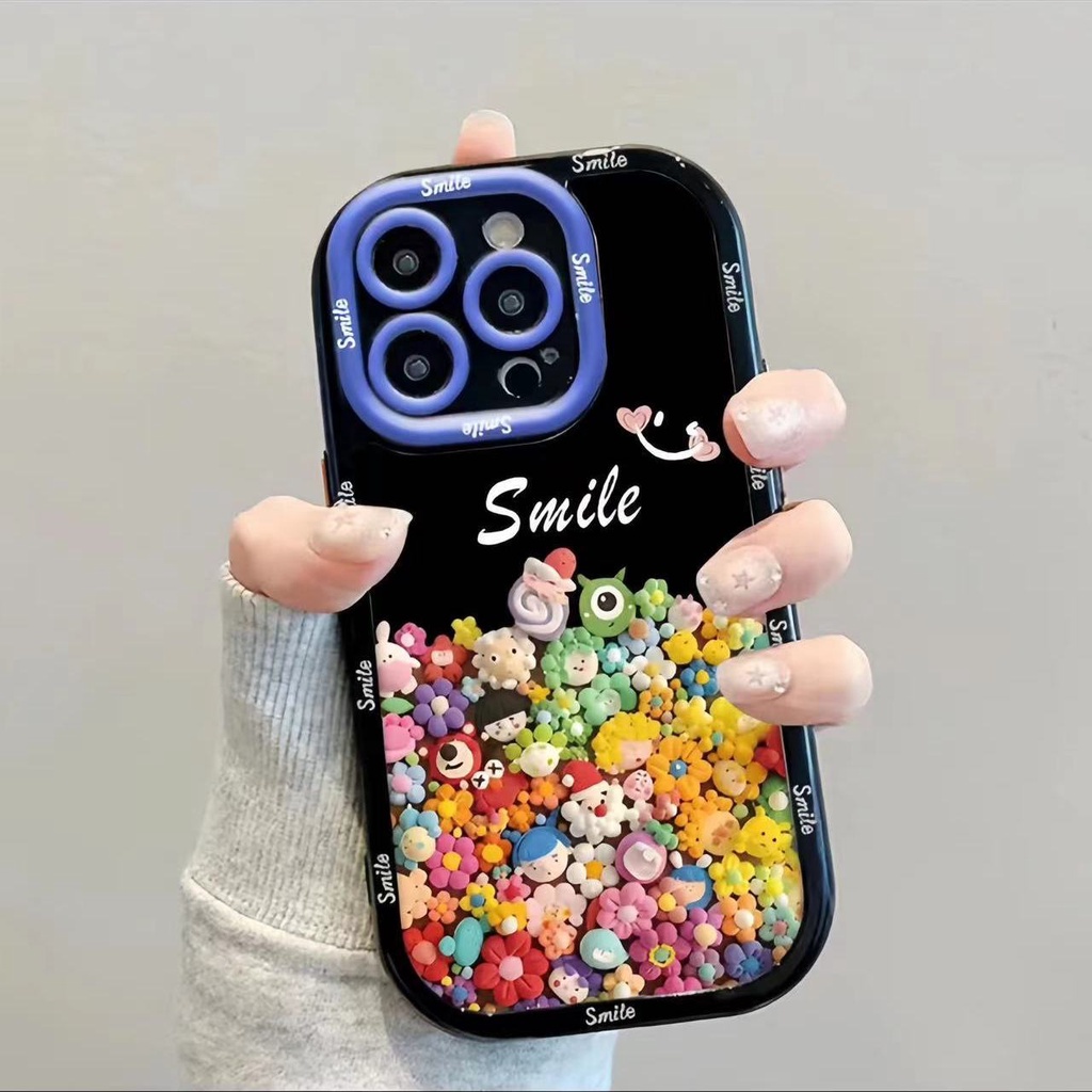 Ốp Điện Thoại Mềm In Hình Búp Bê Hoạt Hình Dễ Thương Cho Iphone 14 13Promax 12 11 7 / 8plus xc7p