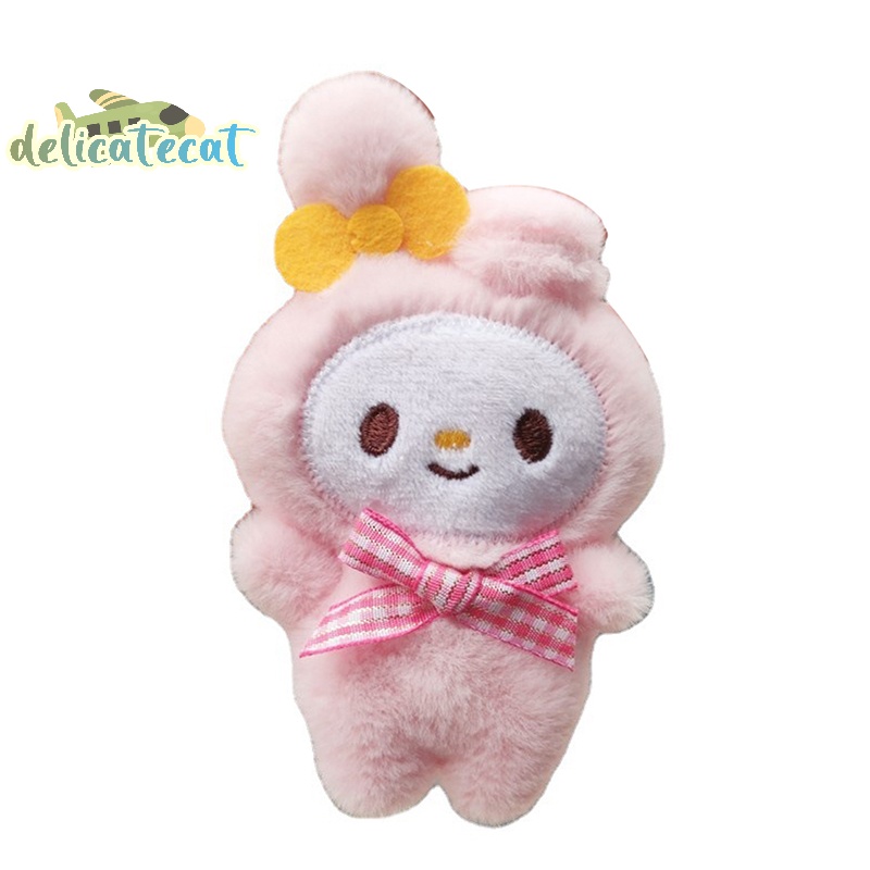 Móc Khóa Hình Mèo kitty kuromi my melody cinnamoroll Nhồi Bông Dễ Thương