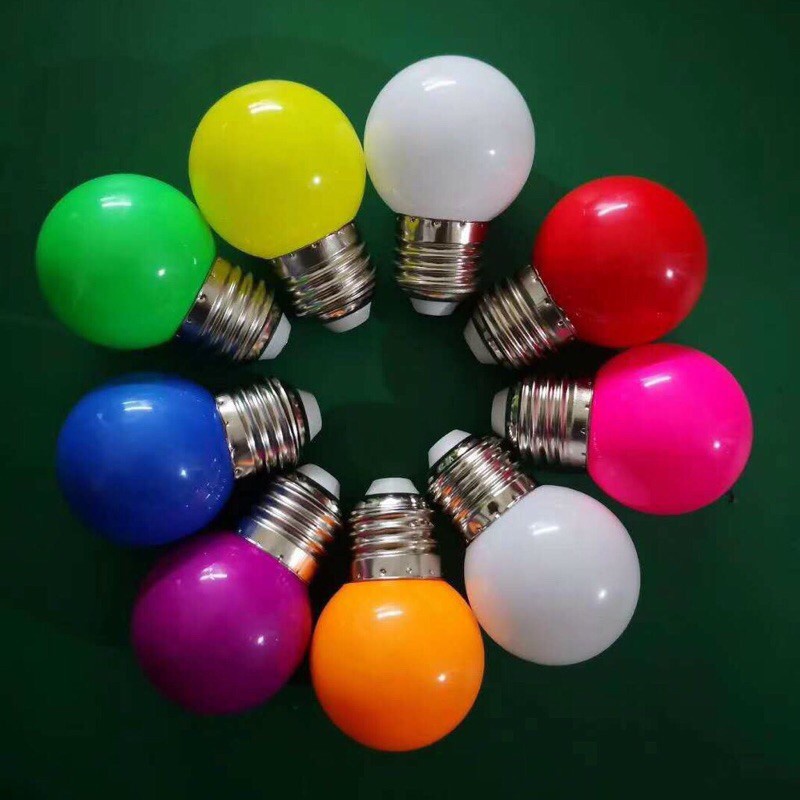 Bóng đèn 1w chống nước ánh sáng trắng và vàng ,Bóng Chanh 1W Nhiều Màu Giá Tốt ĐIỆN MÁY MIỀN TRUNG 36