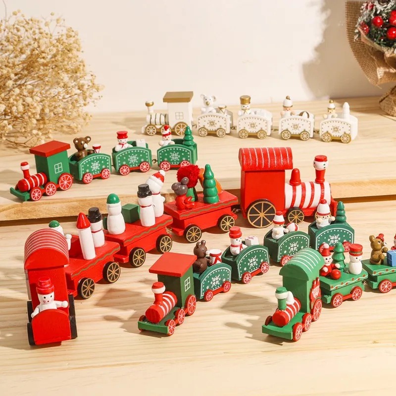 Đồ Trang Trí Giáng Sinh / Bánh Kem / Bàn Tiệc Tùng / Nhà Cửa Bằng Nhựa diy Hình Ông Già Noel Năm Mới