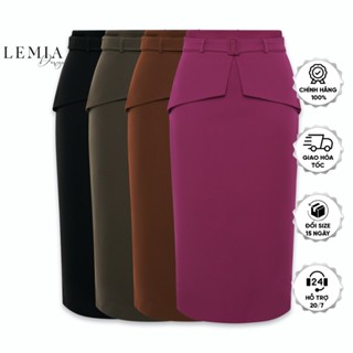  Chân Váy Hai Đáp Trước Thời Trang by LEMIA Design - 23Z144 