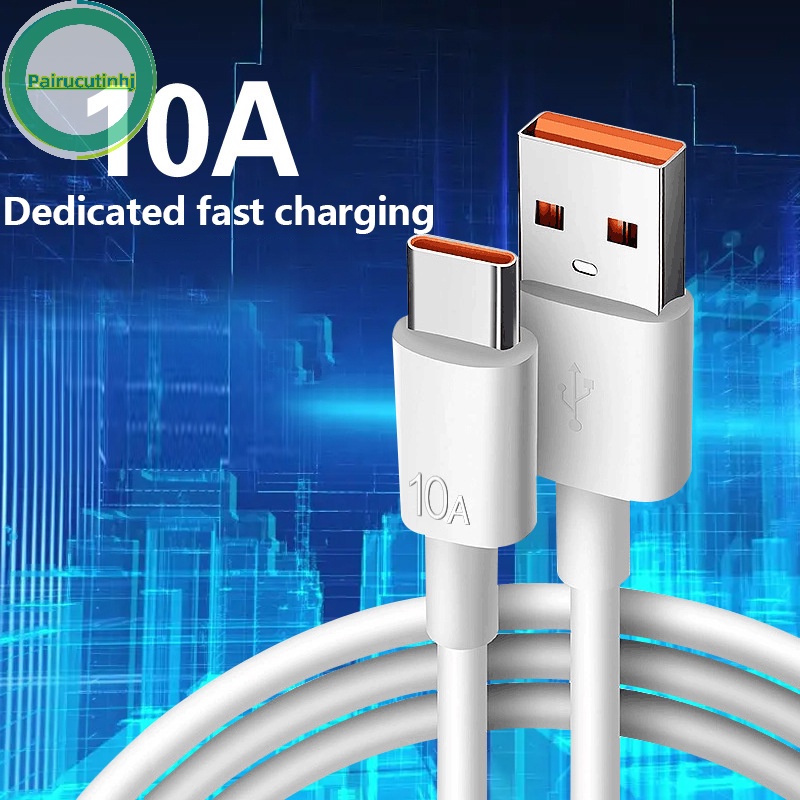 Parucutin Dây Cáp Sạc Nhanh usb type c 120w 10a 1 / 1.5 / 2m vn
