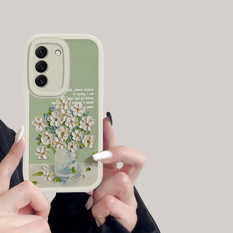 Bao Da Điện Thoại tpu Silicon Hình Hoa 3d Cho samsung galaxy s23 ultra s22 s21 plus s20 s21 fe note 20 ultra Ốp