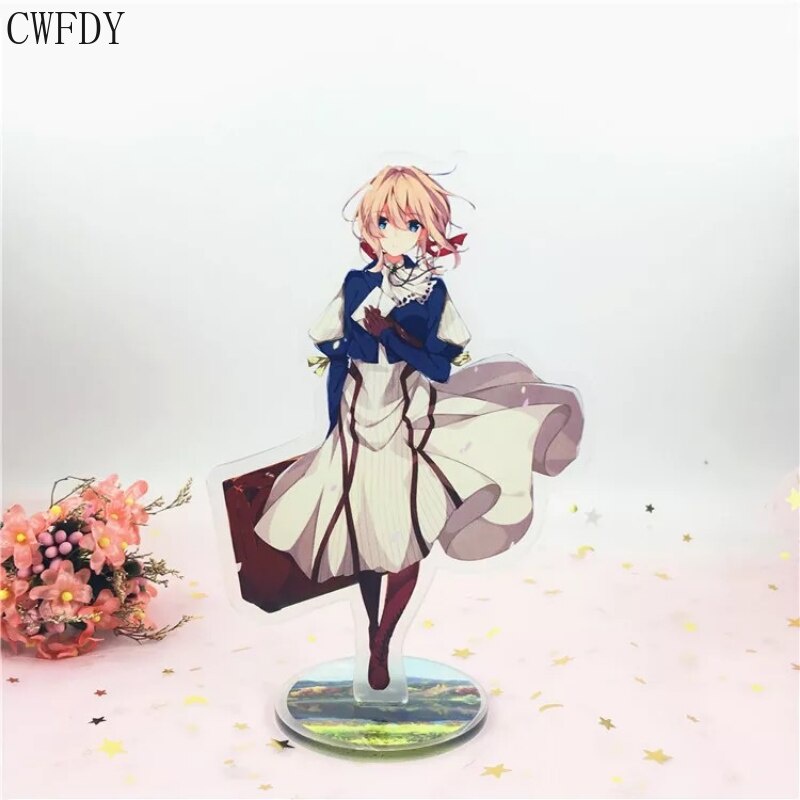 Mô hình Standee New 2023 Anime Violet Evergarden Acrylic mica chibi trang trí trưng bày mô hình
