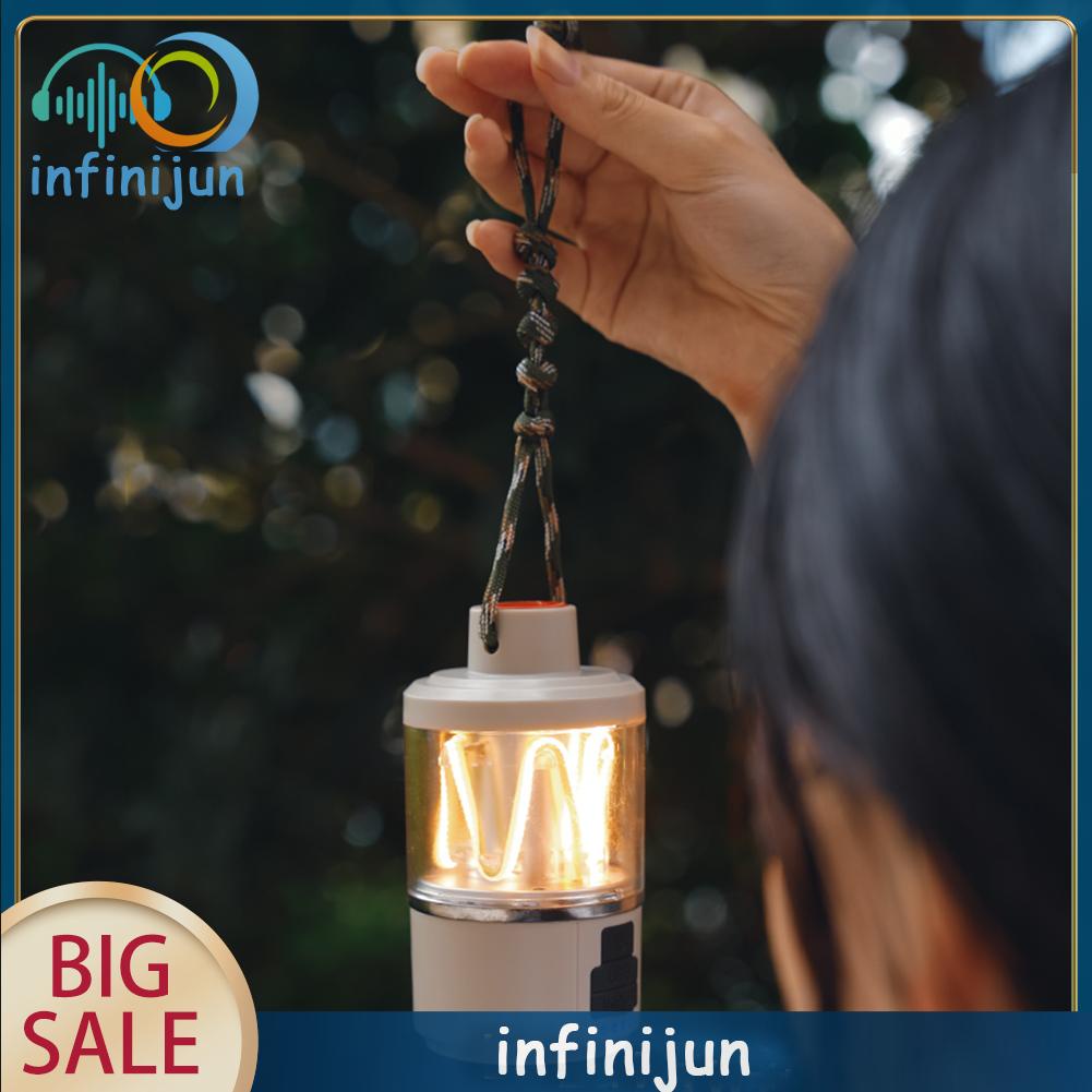 Đèn led Treo Chạy Pin 1800mah Dùng Khi Đi Cắm Trại Tiện Dụng