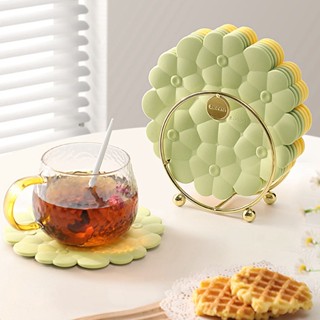 Tấm Lót Bàn Ăn Bằng silicone Cách Nhiệt Chống Bỏng Tiện Dụng