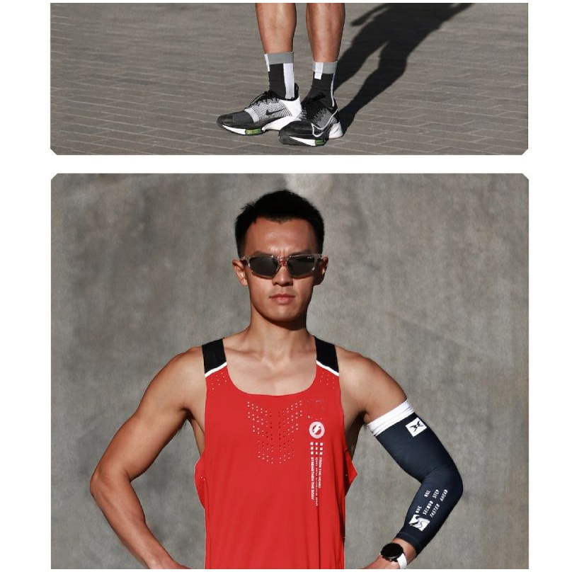 Áo Thun Thể Thao Mùa Hè 2023 Sát Nách Phối Lưới Thoáng Khí Siêu Nhẹ Màu Đỏ Đen Thế Hệ Thứ Hai Cho Nam