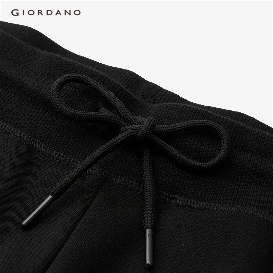 Quần jogger nam GIORDANO 01113097 lưng thun có túi đơn giản thời trang