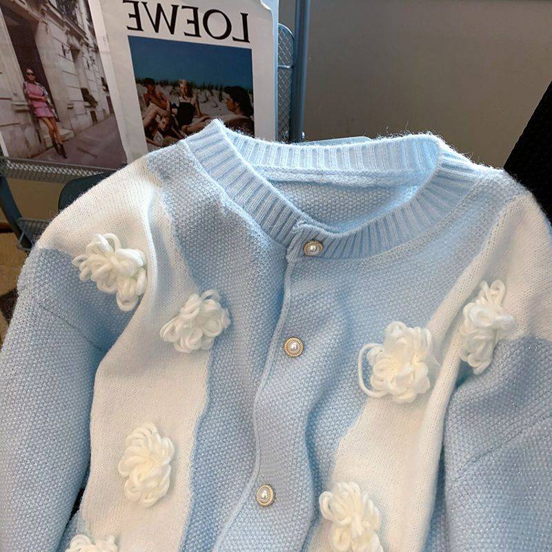 DannieWan Áo Len áo khoác cardigan áo cardigan Thời trang hàn quốc WMY2390O1O 37Z230911