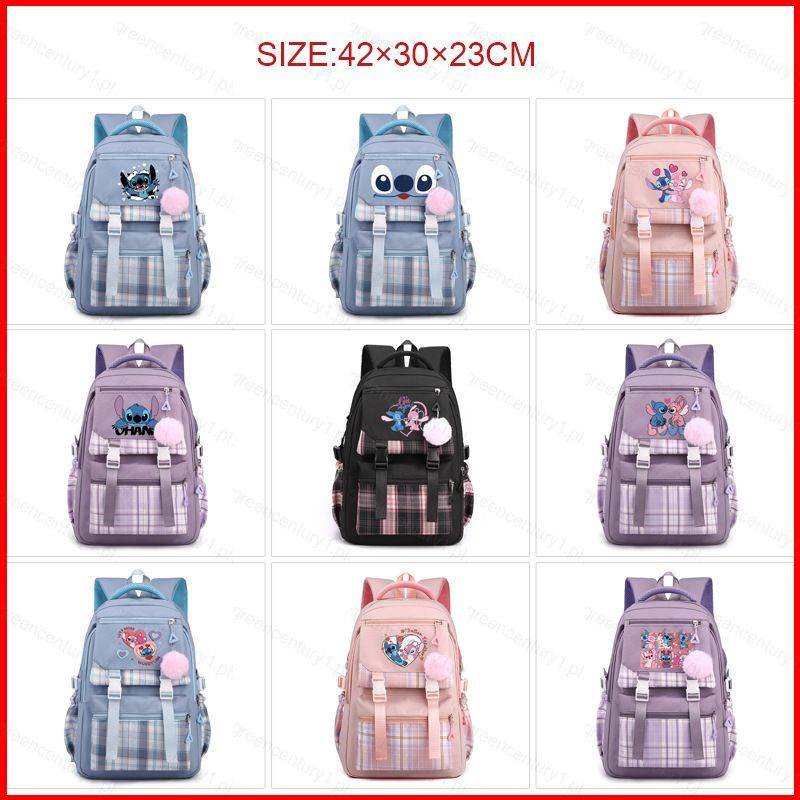 Ys Ba Lô Đi Học Đa Năng Sức Chứa Lớn In Họa Tiết Hoạt Hình stitch Cho Nữ