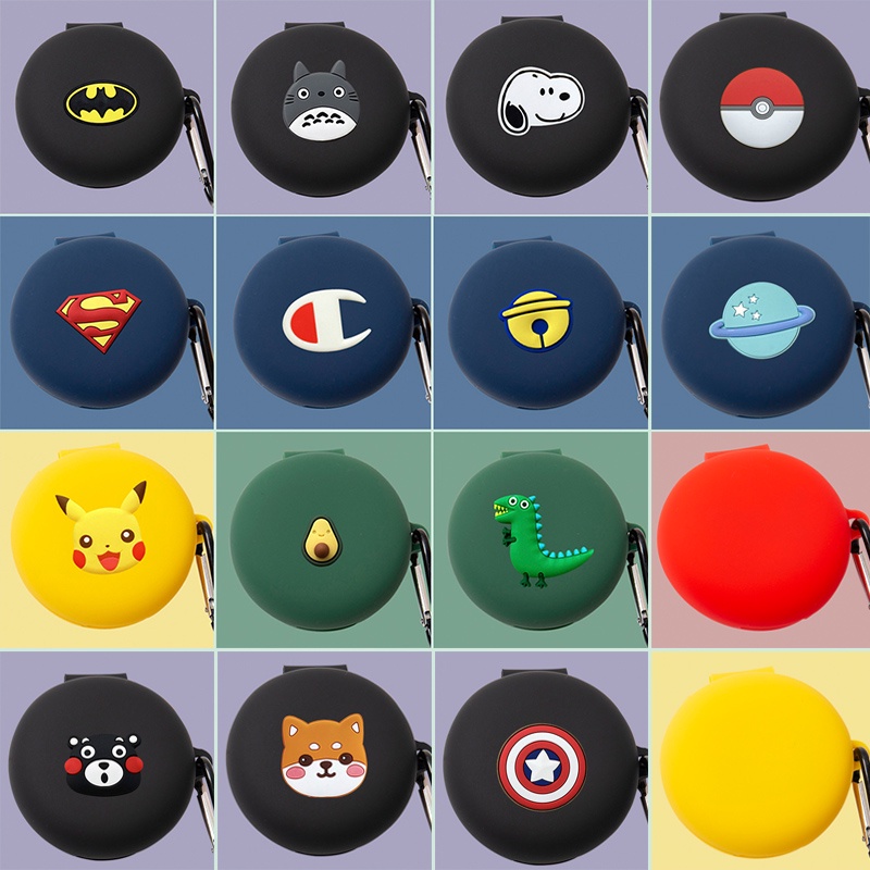 For SoundPeats Mac Case Cute Rabbit SoundPeats Mac Silicone Soft Case Cartoon Dinosaur Avocado SoundPeats mac Shockproof Case Protective Cover