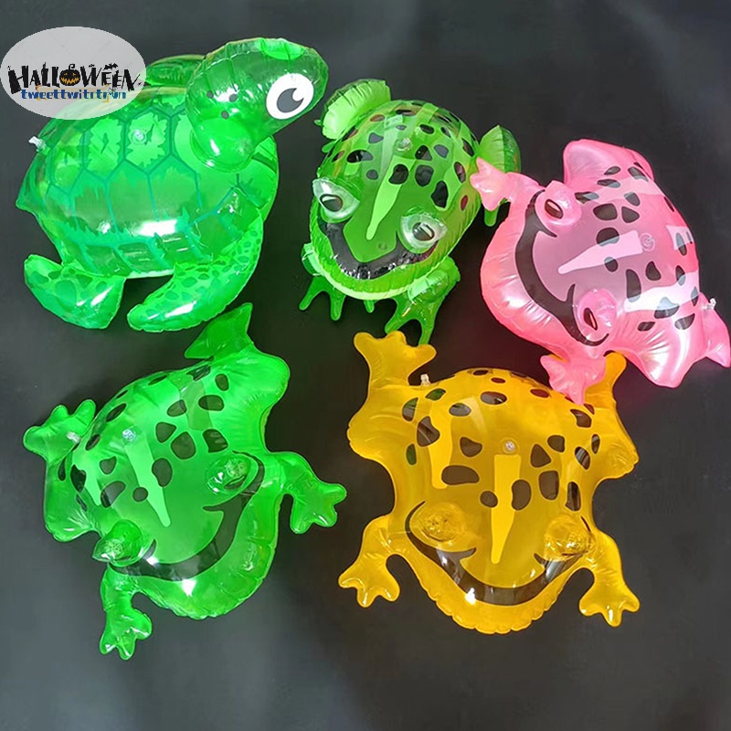 1 Bong Bóng Bơm Hơi Hình Ếch Xanh Vui Nhộn Trang Trí Tiệc Sinh Nhật / Đám Cưới Cho Bé