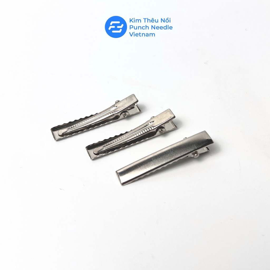 Set 10 phôi kẹp tóc cá sấu, kẹp tóc mỏ vịt làm đồ handmade