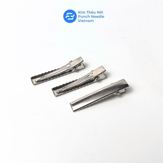 Set 10 phôi kẹp tóc cá sấu, kẹp tóc mỏ vịt làm đồ handmade