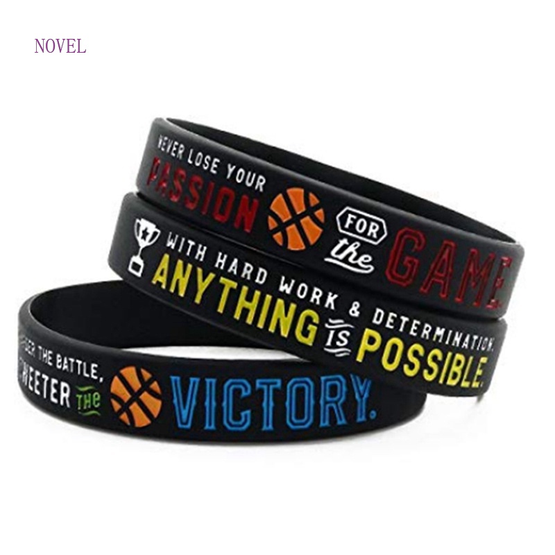 Vòng Tay Bóng Rổ Bằng silicone Cho Nam