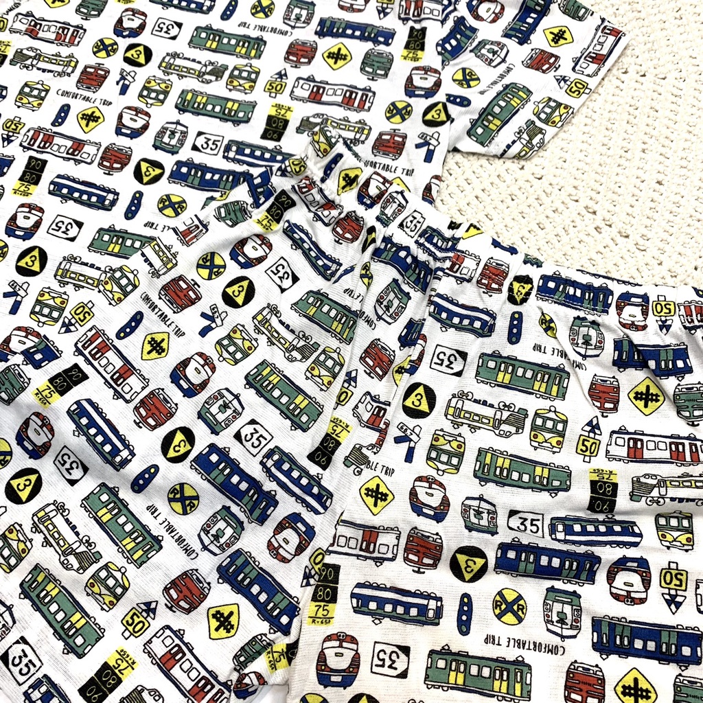 Bộ thun ngắn GAP xe lửa