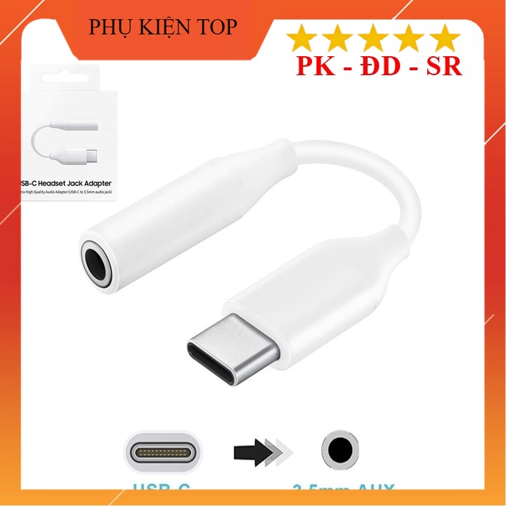 Cáp Chuyển Đổi Cổng Type C Sang Jack 3.5 Zin Samsung - Siêu Rẻ