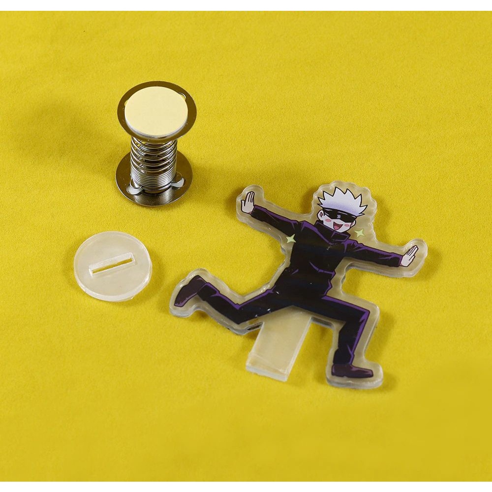 Mô hình Jujutsu Kaisen Chú thuật hồi chiến - Mô hình tượng lò xo lắc đầu Satoru Gojo mica JK09