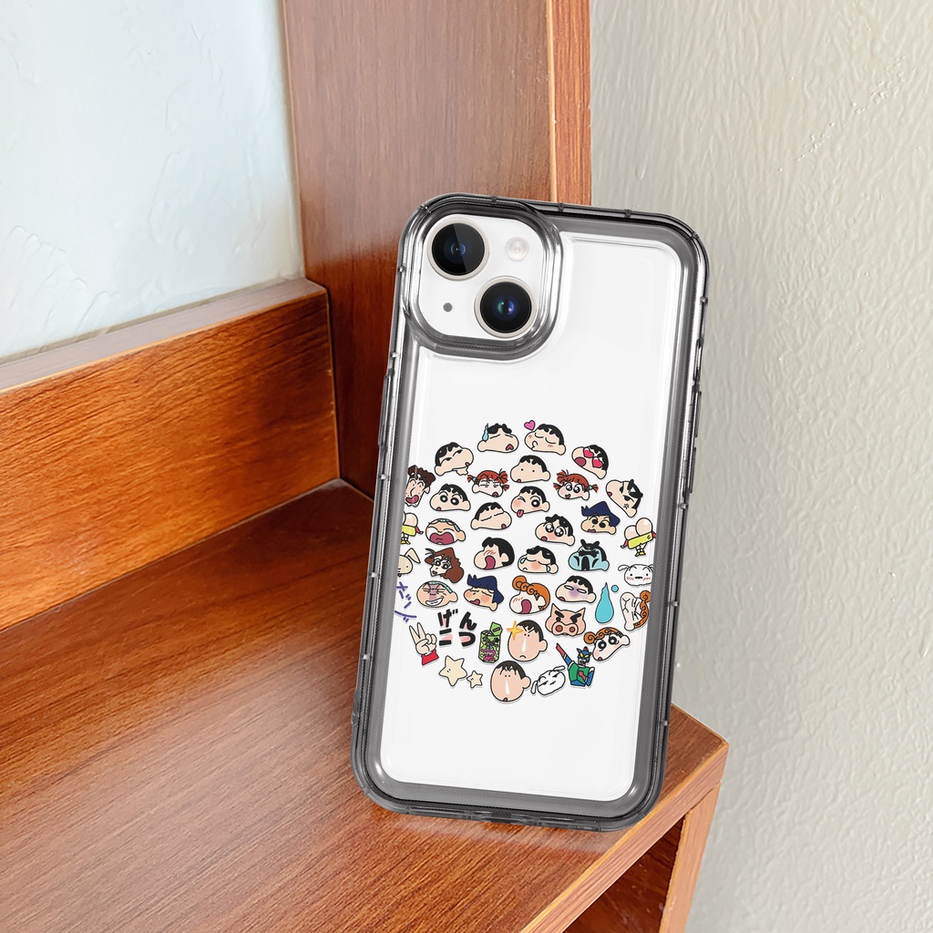 ốp lưng trong suốt Cậu bé bút chì shin chan case Ốp Điện Thoại Có Túi Khí Cho samsung a12 a03s a11 a03 a23 a14 a13 a04e a04s a53 a73 a33 a52 a51 a71 a72 a22 a32 a02