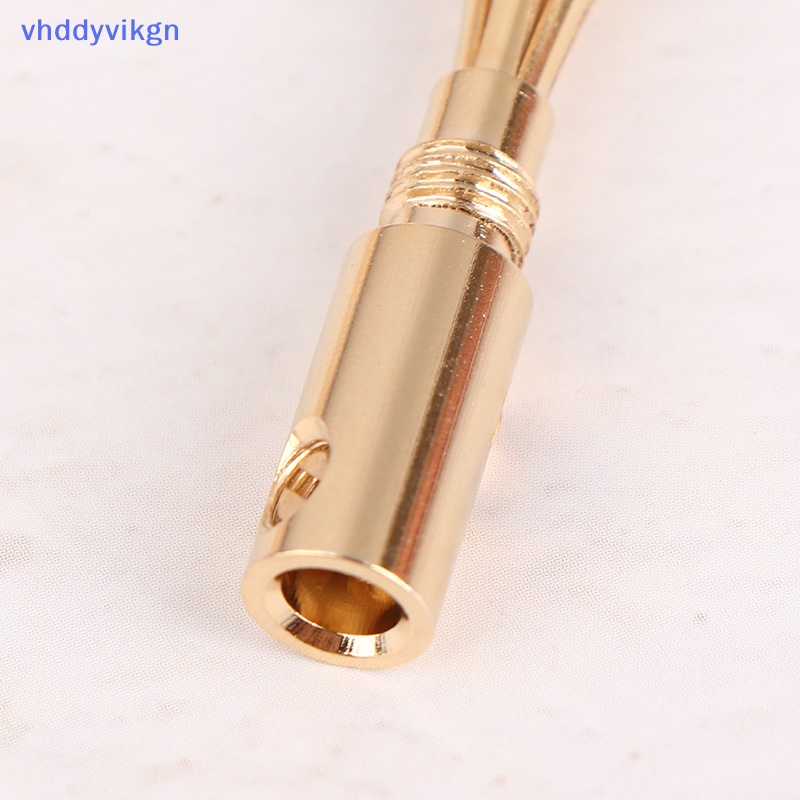 Vhdd Set 2 Phích Cắm Bắp Chuối 4mm Mạ Vàng Cho Dây Loa