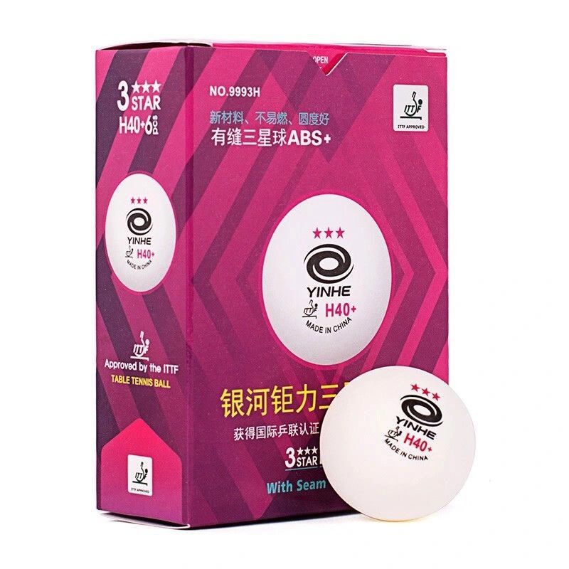 Bộ 6 Quả Bóng Bàn yinhe 3 star y40 + h40 + Chất Lượng Cao
