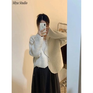  Miya Studio Áo Len áo khoác cardigan Trendy phổ biến Thời trang Đơn giản WXF2391CNZ38Z230919 