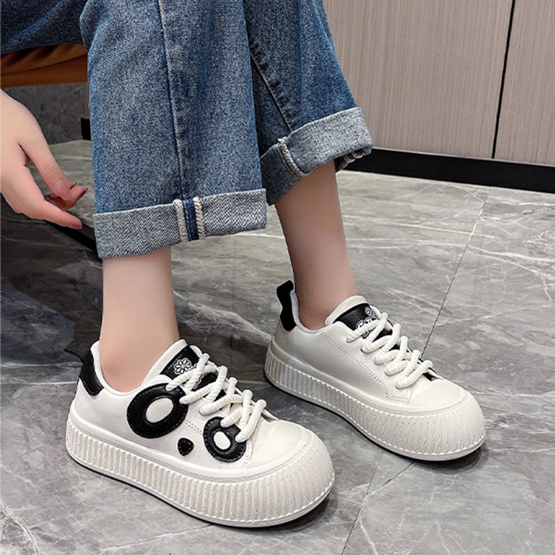 GUDETU❤Giày Thể Thao Đế Dày Phối Màu Dễ Thương Thời Trang Cho Nữ